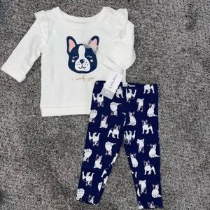 Carter's French Bulldog Outfit